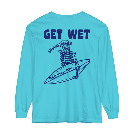 Get Wet Unisex Long Sleeve Comfort Colors T-Shirt