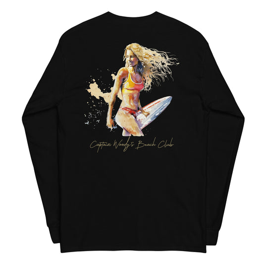 Surfer Girl Long Sleeve Back Print