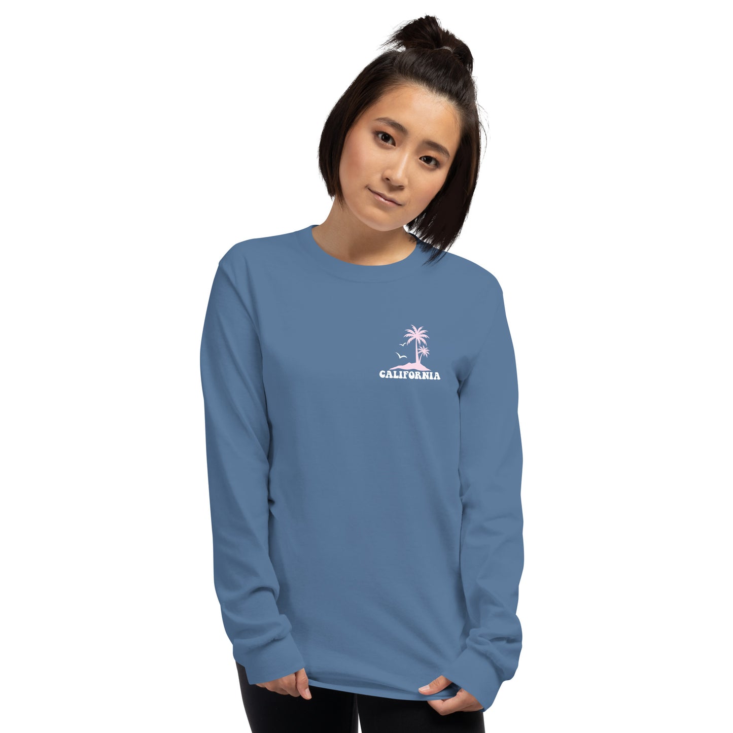 Beach Bum Wild Waves 2024 California Back print Long Sleeve