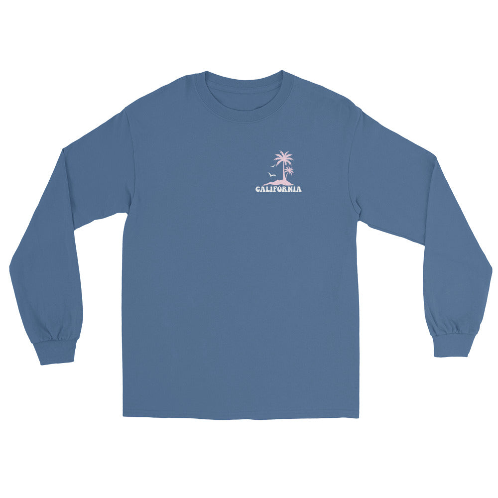 Beach Bum Wild Waves 2024 California Back print Long Sleeve
