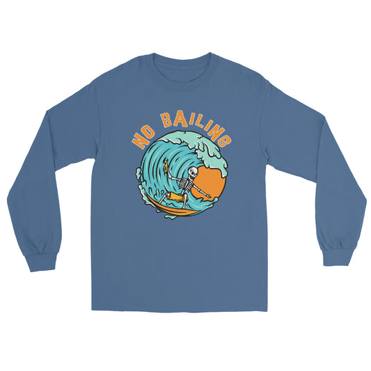 No Bailing Skeleton Surfer Long Sleeve