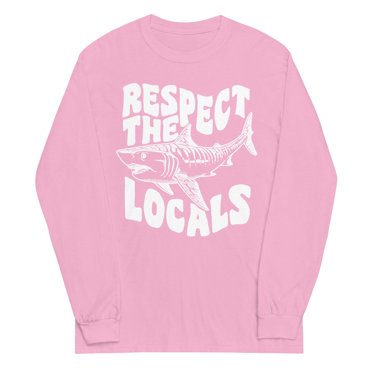 Respect the Locals Shark Long Sleeve Shirt