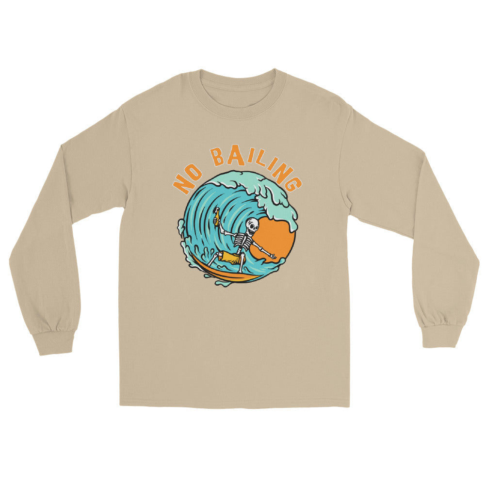 No Bailing Skeleton Surfer Long Sleeve