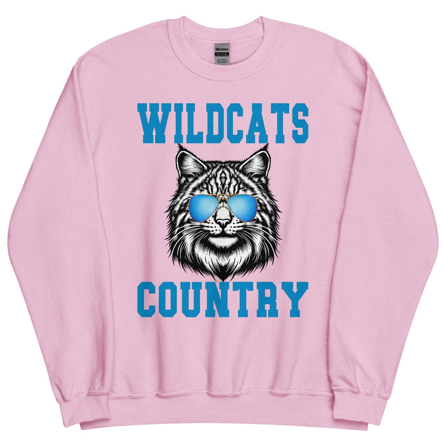 WIldcats Country Sports Mascot Unisex Sweatshirt