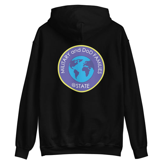Military and DoD Families @State Unisex Hoodie - Captain Woody's Shirts & Beach Club