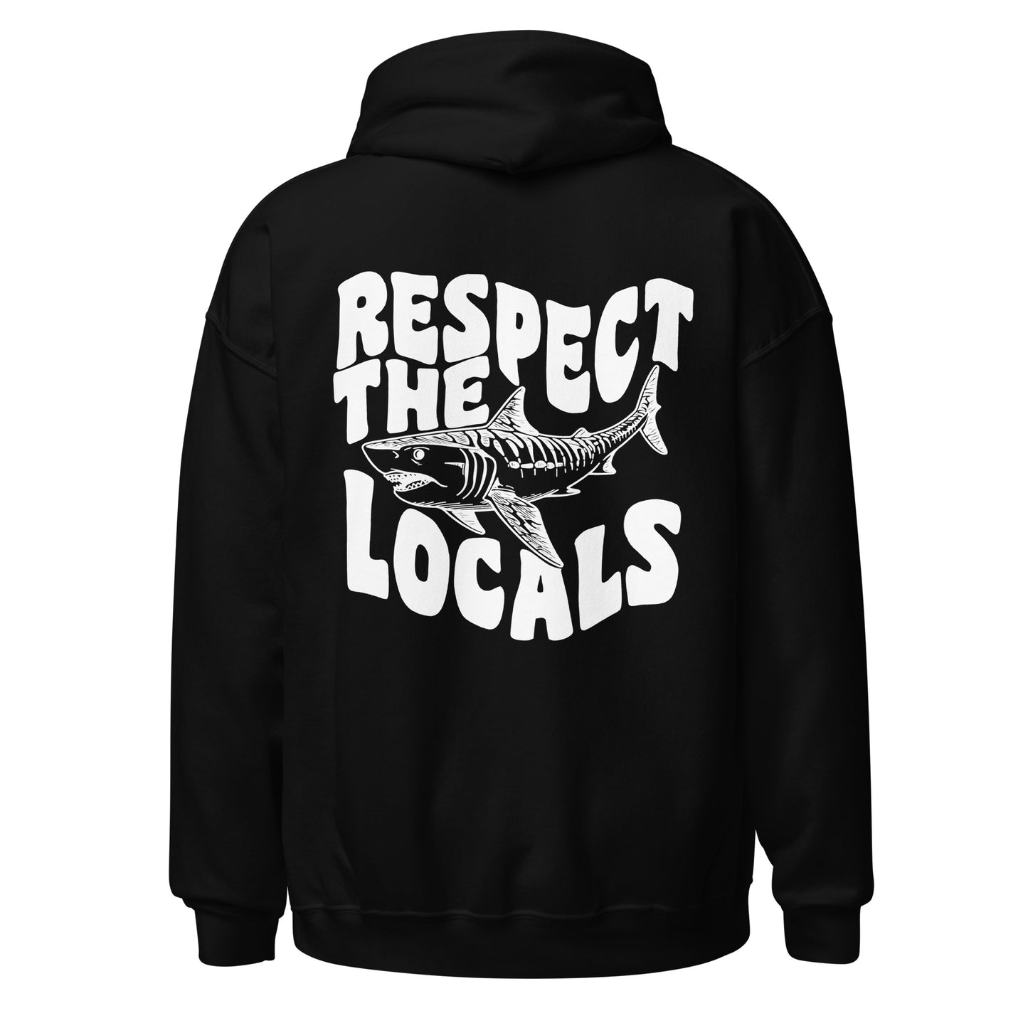 Respect the Locals Beach Hoodie, perfect for oversized look