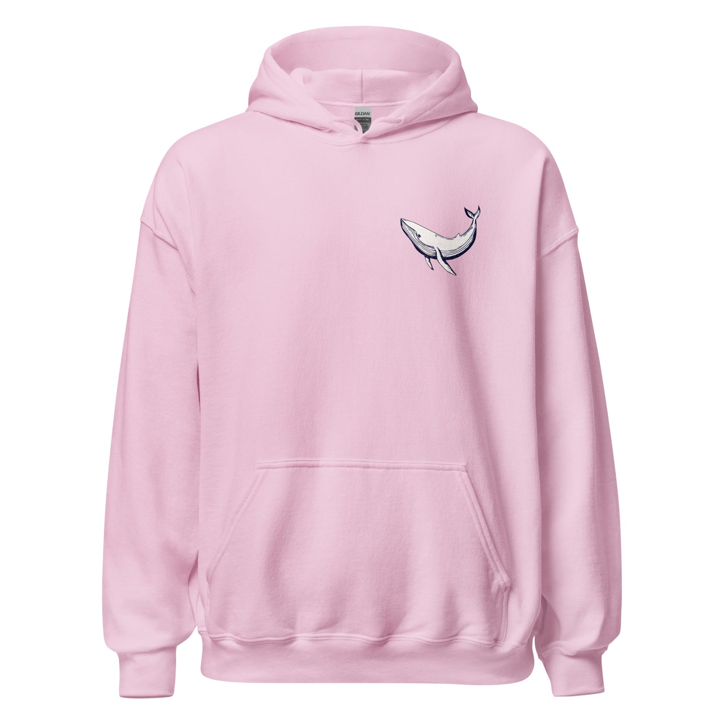 Whale Sea Life Hoodie / Back and Front Print