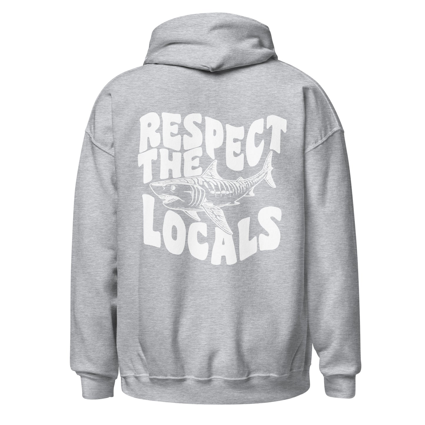 Respect the Locals Beach Hoodie, perfect for oversized look