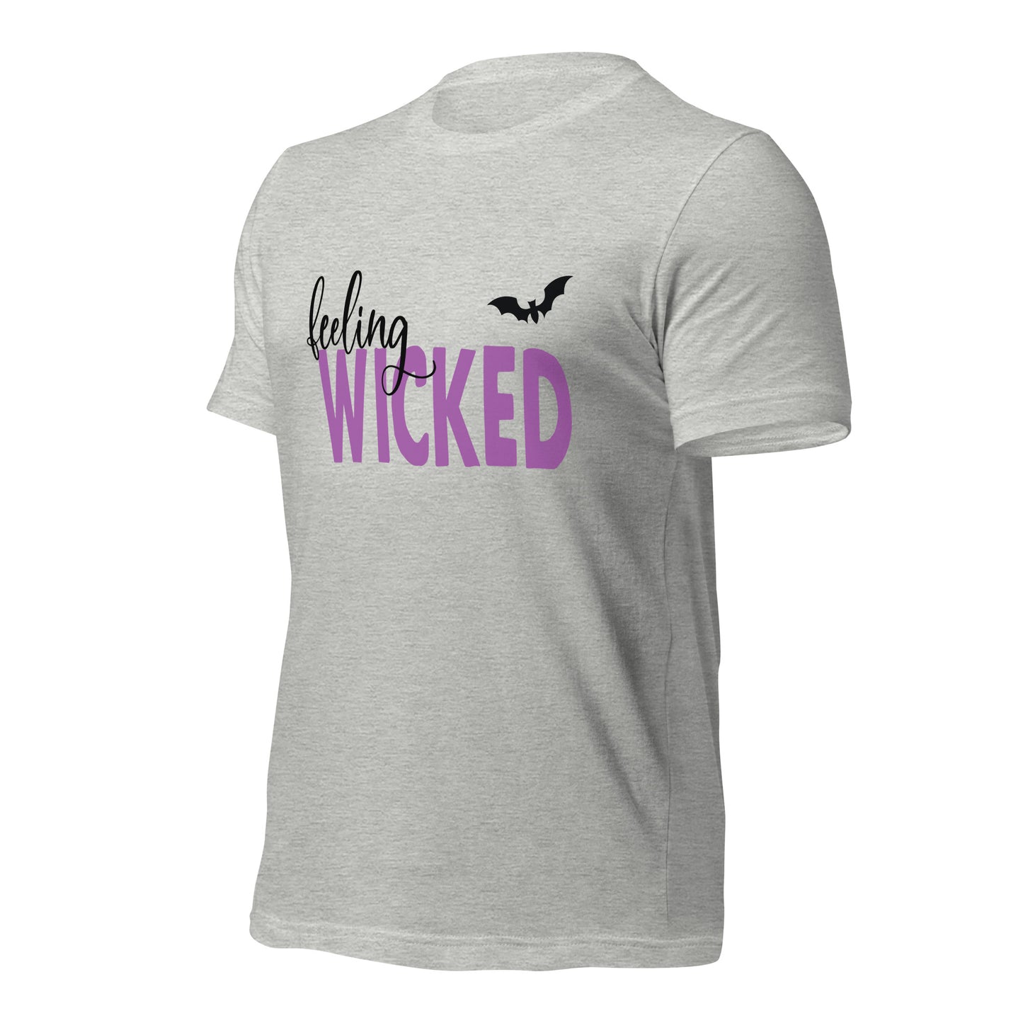 Feeling Wicked Halloween Shirt, Edgy Halloween Graphic Tee for Parties, Trick or Treat, or Chilling with a Movie