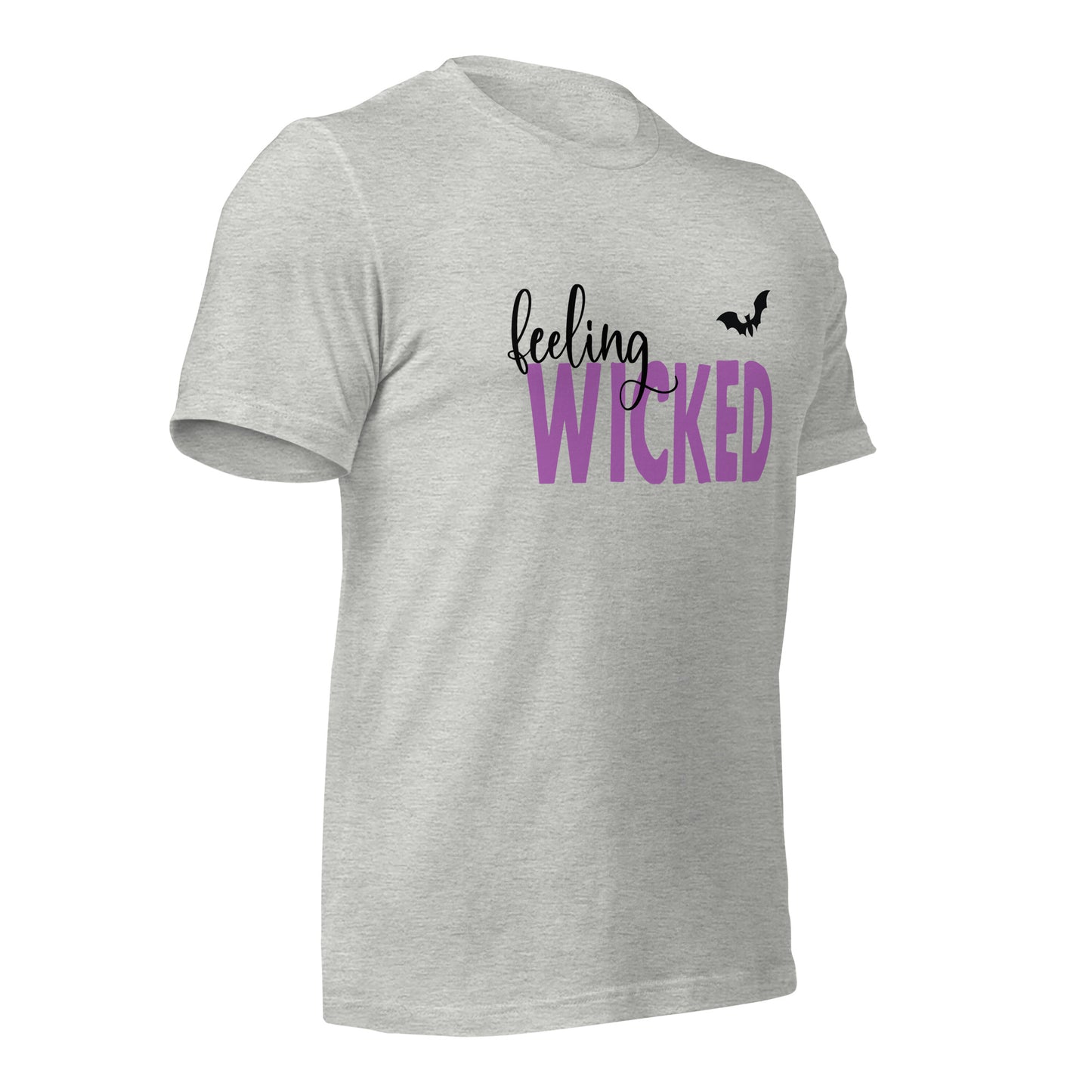 Feeling Wicked Halloween Shirt, Edgy Halloween Graphic Tee for Parties, Trick or Treat, or Chilling with a Movie