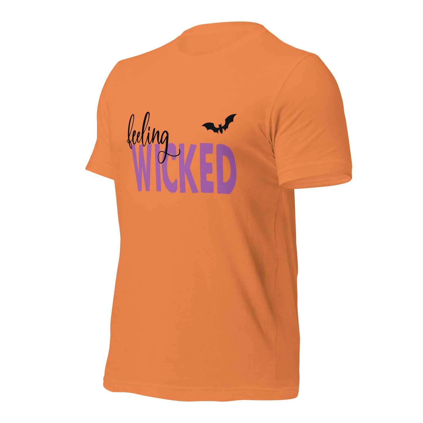 Feeling Wicked Halloween Shirt, Edgy Halloween Graphic Tee for Parties, Trick or Treat, or Chilling with a Movie
