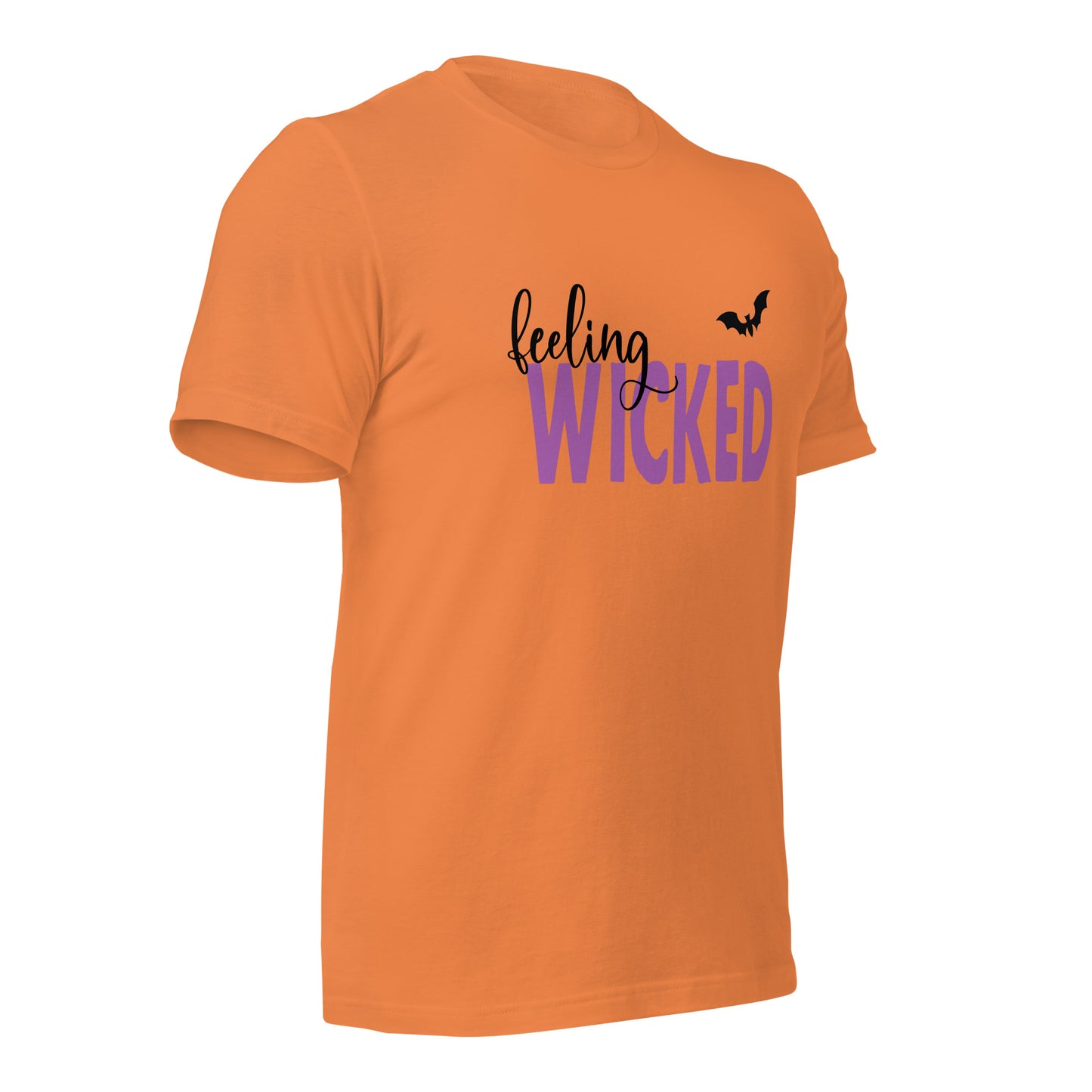 Feeling Wicked Halloween Shirt, Edgy Halloween Graphic Tee for Parties, Trick or Treat, or Chilling with a Movie