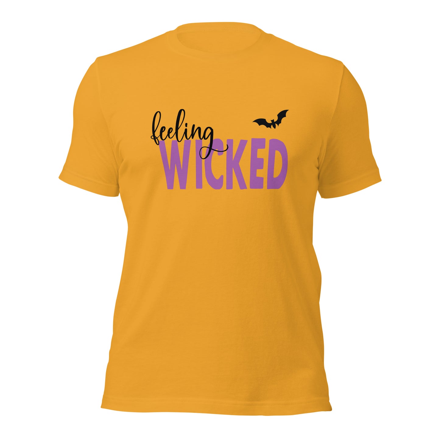 Feeling Wicked Halloween Shirt, Edgy Halloween Graphic Tee for Parties, Trick or Treat, or Chilling with a Movie