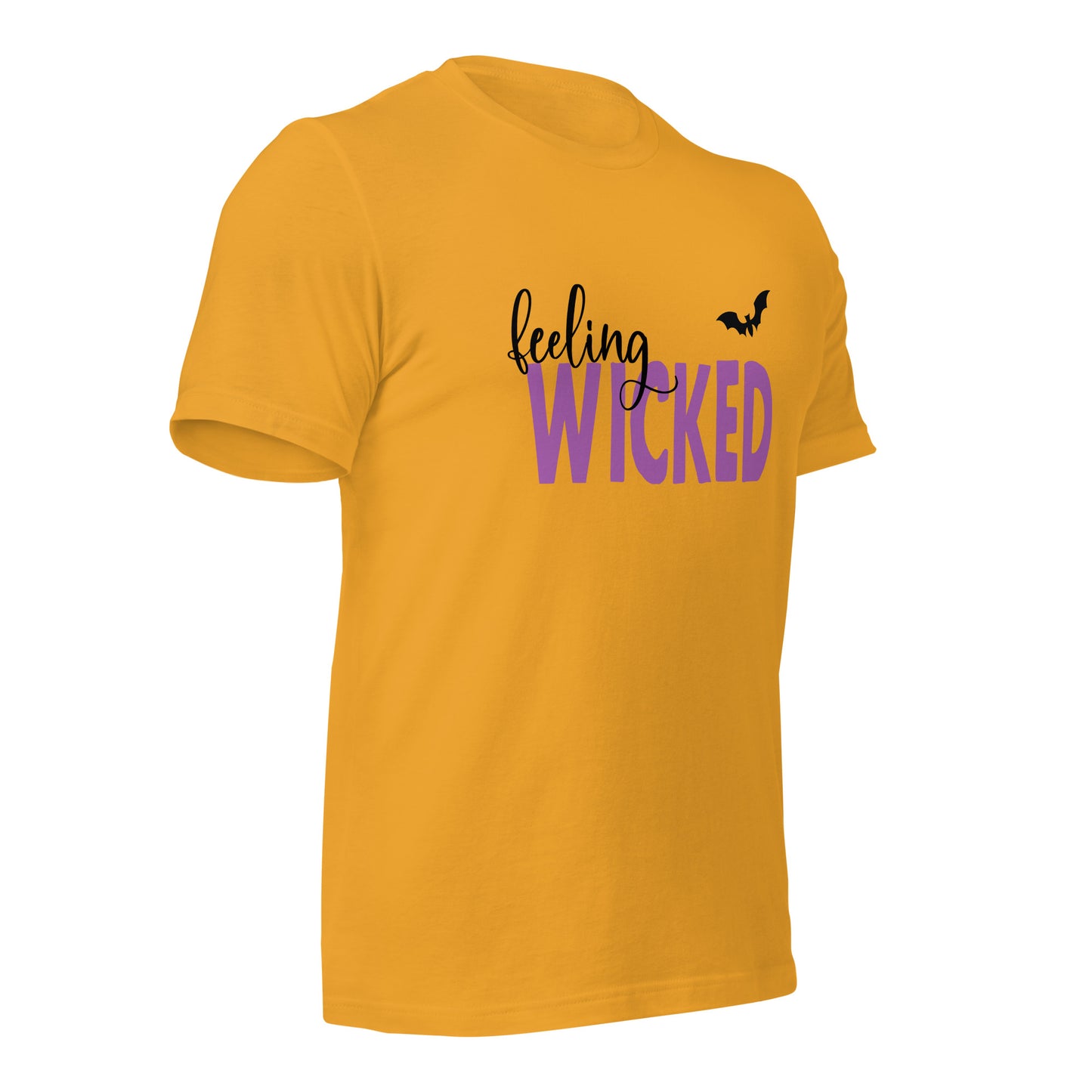 Feeling Wicked Halloween Shirt, Edgy Halloween Graphic Tee for Parties, Trick or Treat, or Chilling with a Movie