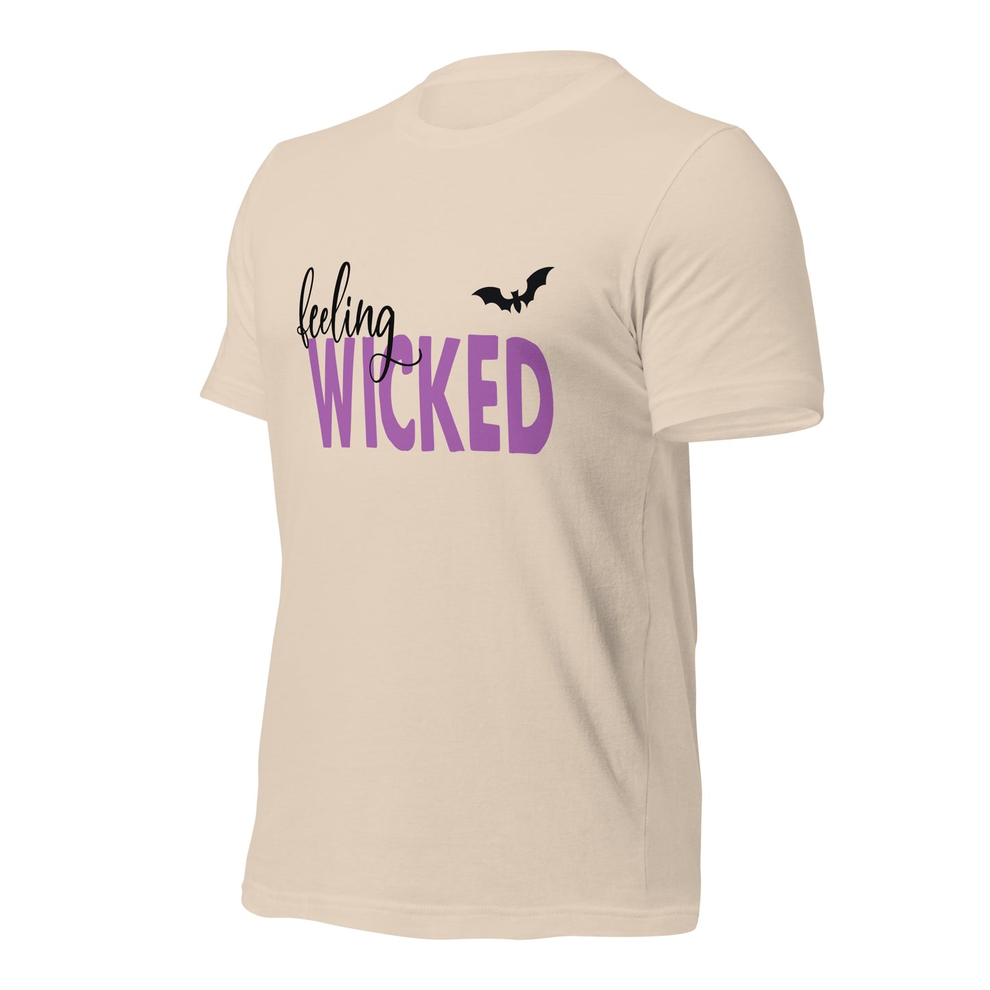Feeling Wicked Halloween Shirt, Edgy Halloween Graphic Tee for Parties, Trick or Treat, or Chilling with a Movie