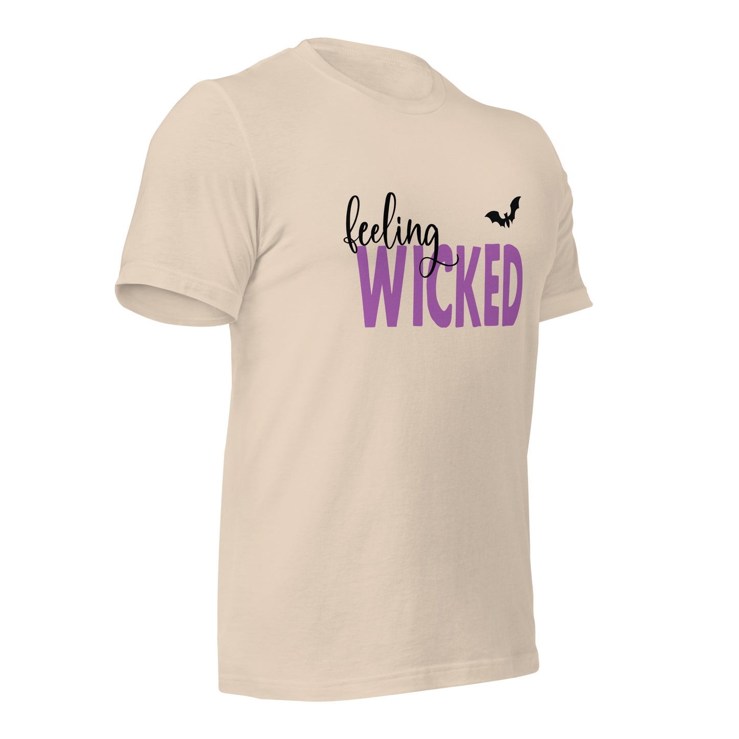 Feeling Wicked Halloween Shirt, Edgy Halloween Graphic Tee for Parties, Trick or Treat, or Chilling with a Movie