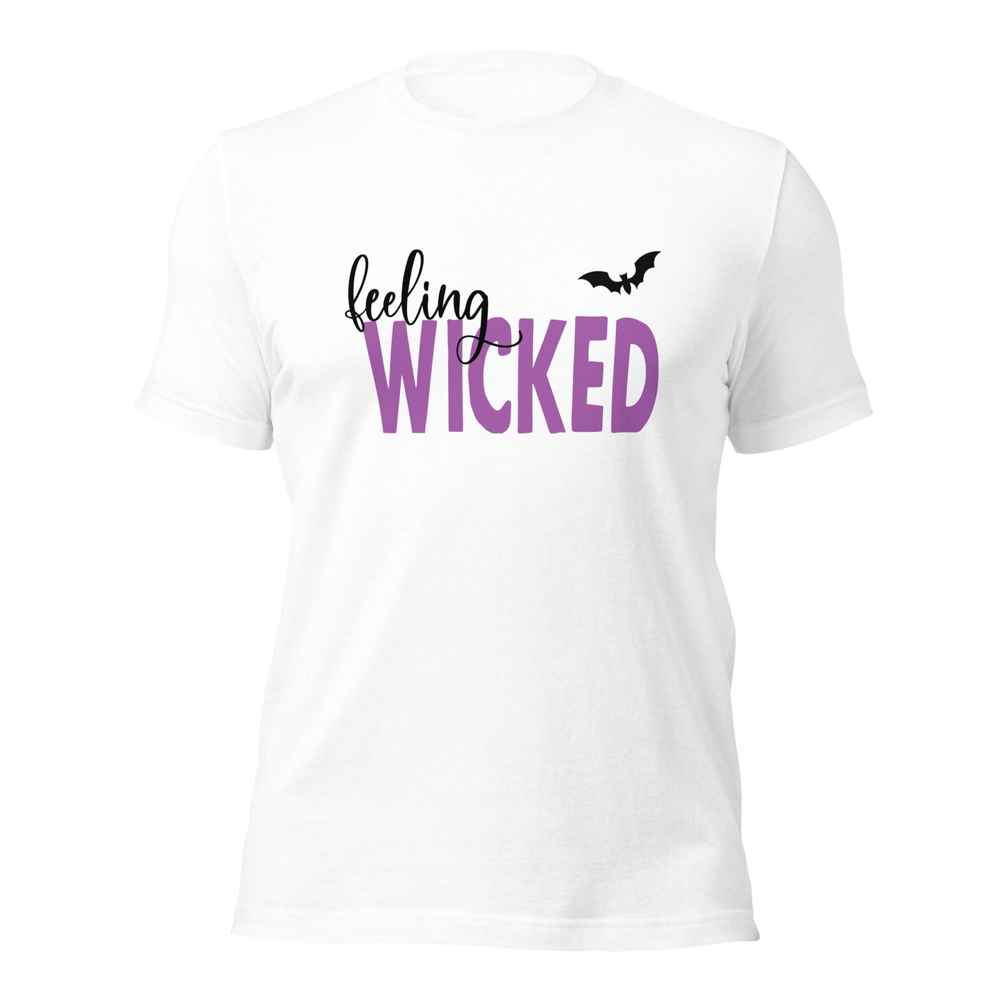 Feeling Wicked Halloween Shirt, Edgy Halloween Graphic Tee for Parties, Trick or Treat, or Chilling with a Movie