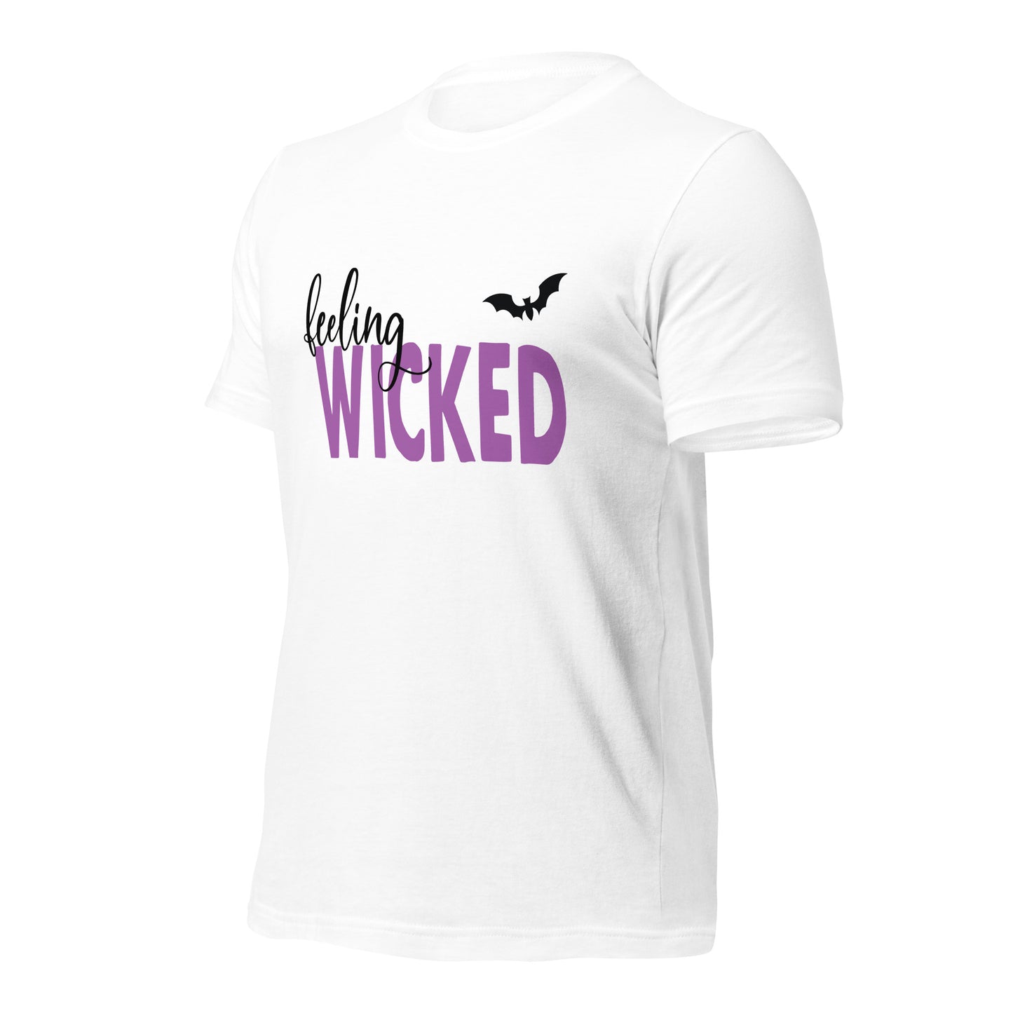 Feeling Wicked Halloween Shirt, Edgy Halloween Graphic Tee for Parties, Trick or Treat, or Chilling with a Movie