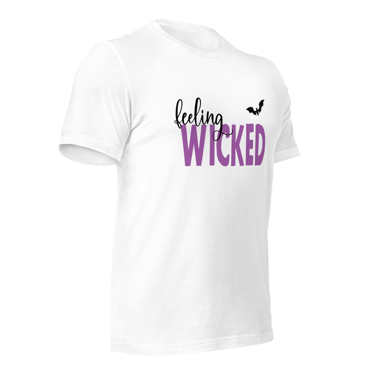 Feeling Wicked Halloween Shirt, Edgy Halloween Graphic Tee for Parties, Trick or Treat, or Chilling with a Movie