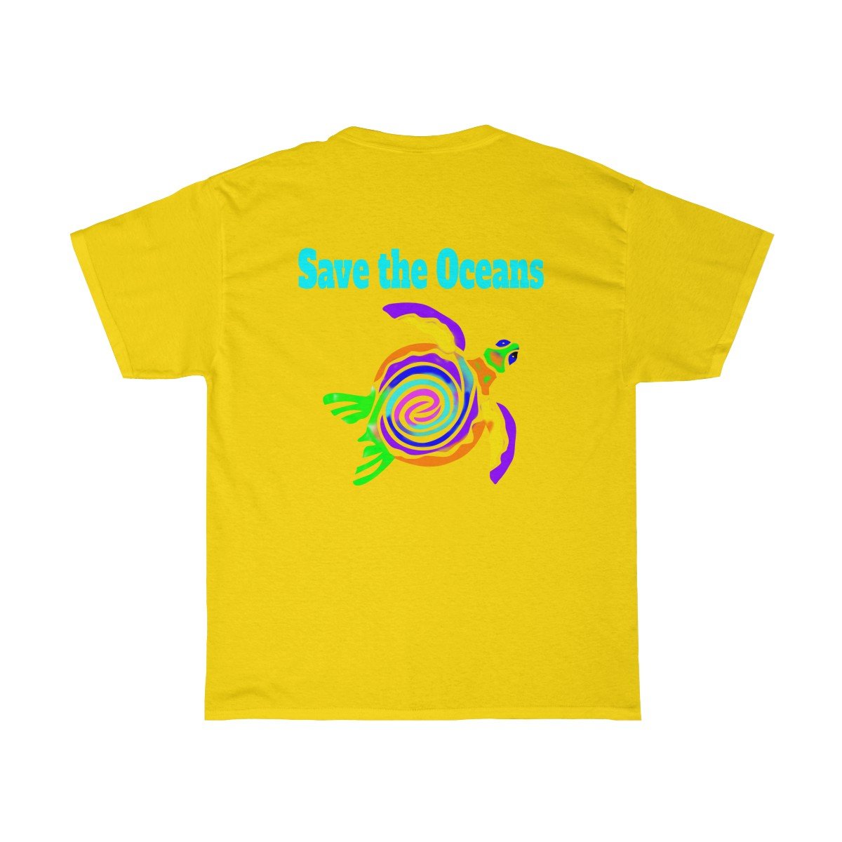 Save the Ocean Unisex Short Sleeve Sea Turtle T-Shirt - Captain Woody's Beach Club