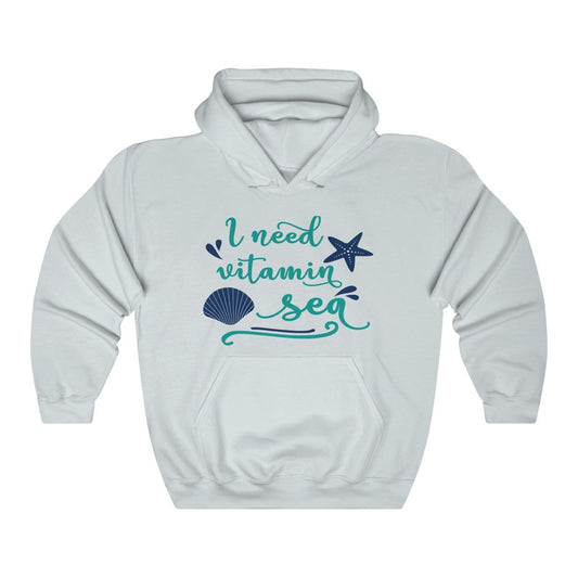 I Need Vitamin Sea - Unisex Heavy Blend™ Hooded Sweatshirt - Captain Woody's Beach Club