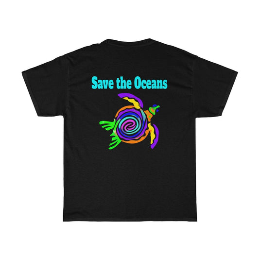 Save the Ocean Unisex Short Sleeve Sea Turtle T-Shirt - Captain Woody's Beach Club