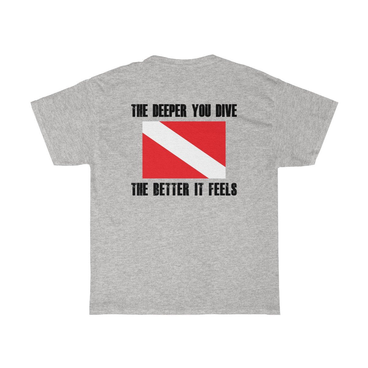 Deeper you Dive Unisex Short Sleeve Dive T-Shirt - Captain Woody's Beach Club