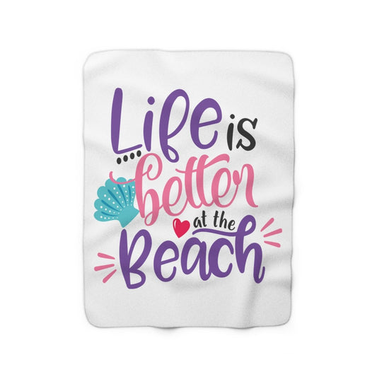 Sherpa Fleece Blanket - Captain Woody's Beach Club