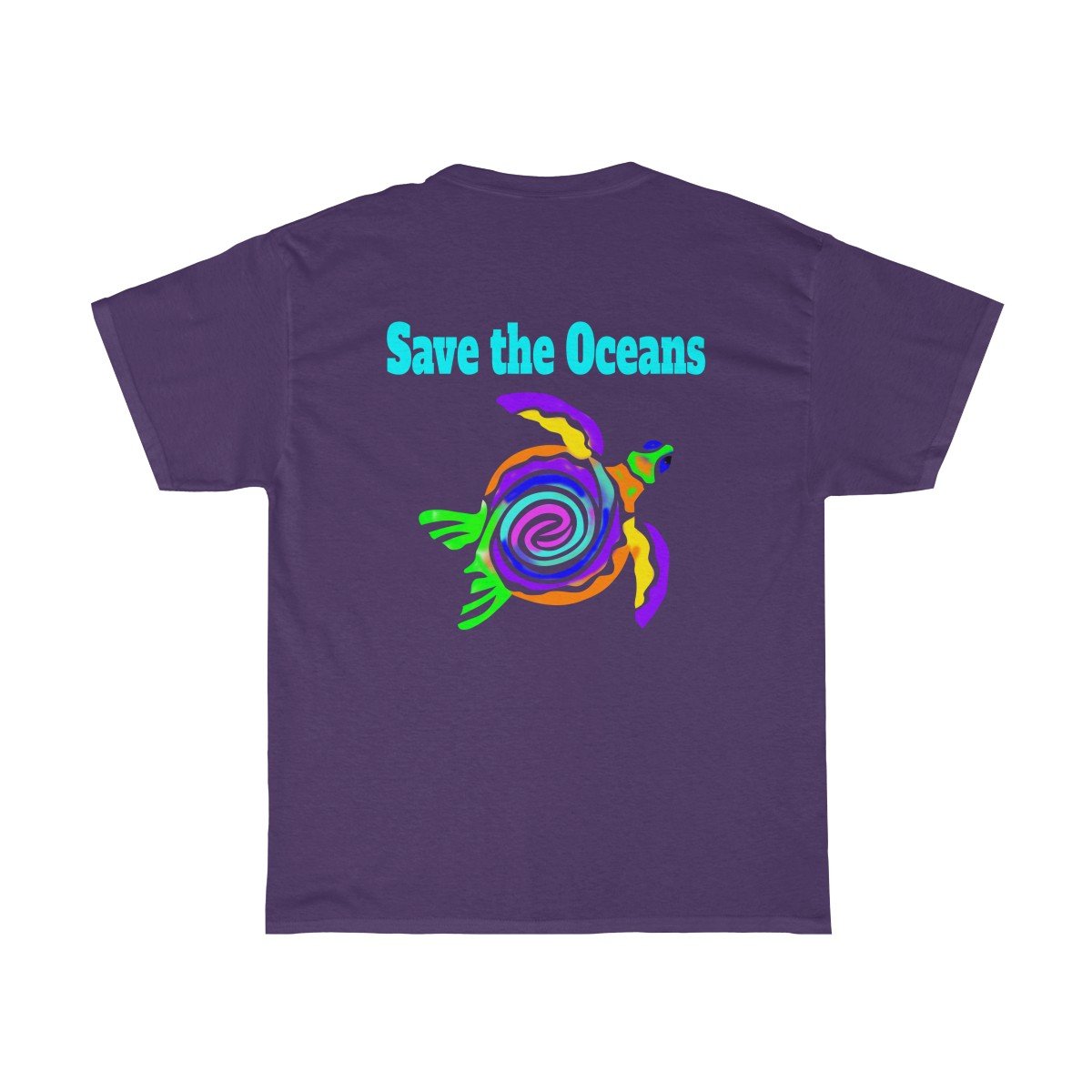 Save the Ocean Unisex Short Sleeve Sea Turtle T-Shirt - Captain Woody's Beach Club