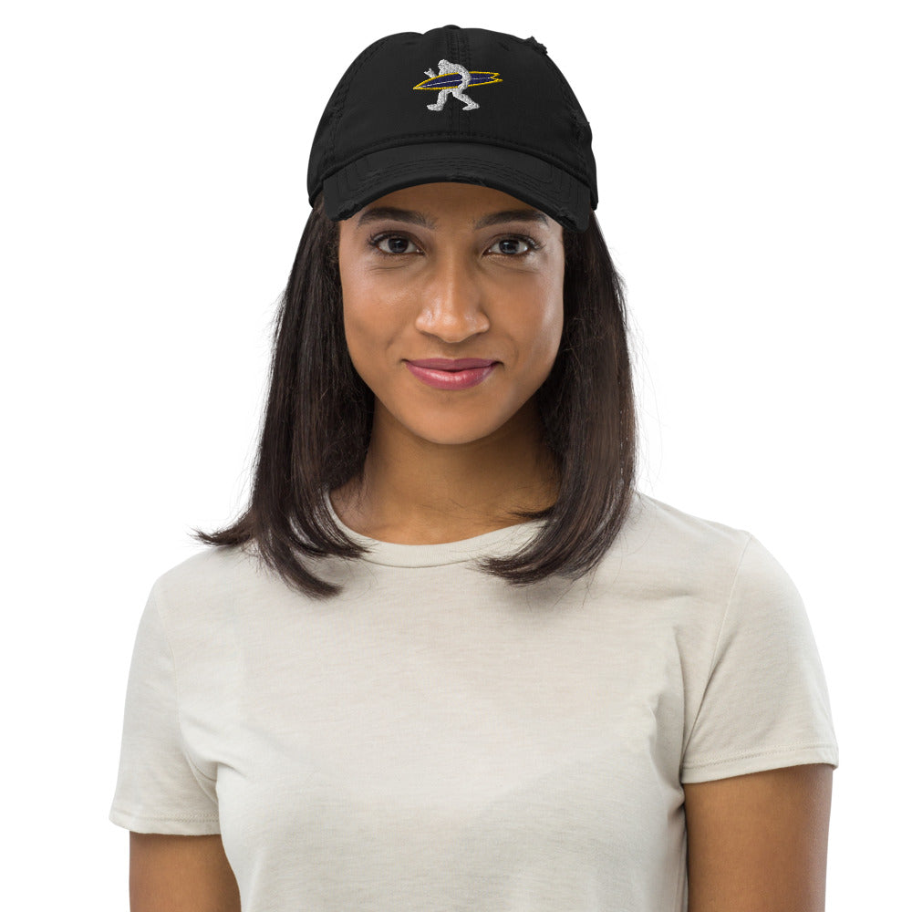Surf Squatch Distressed Surfer Hat