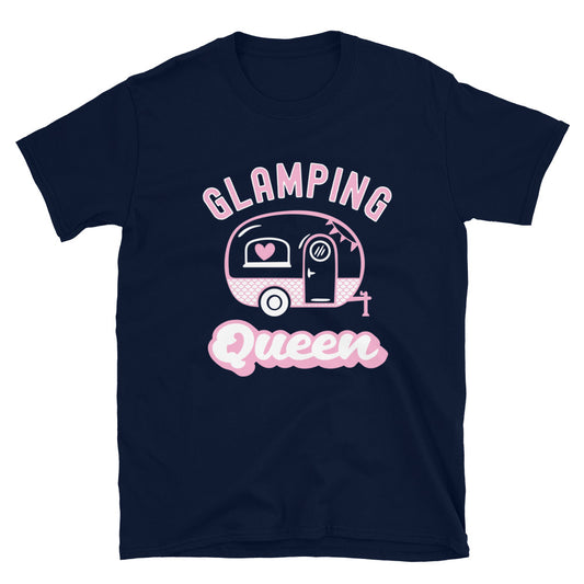Glamping Women's Camping Shirt, Mom Camping Tee for Happy Camper Women T-Shirt