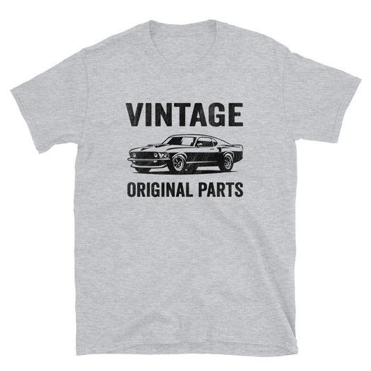 Vintage Original Parts Classic Car Unisex T-Shirt - Captain Woody's Shirts & Beach Club