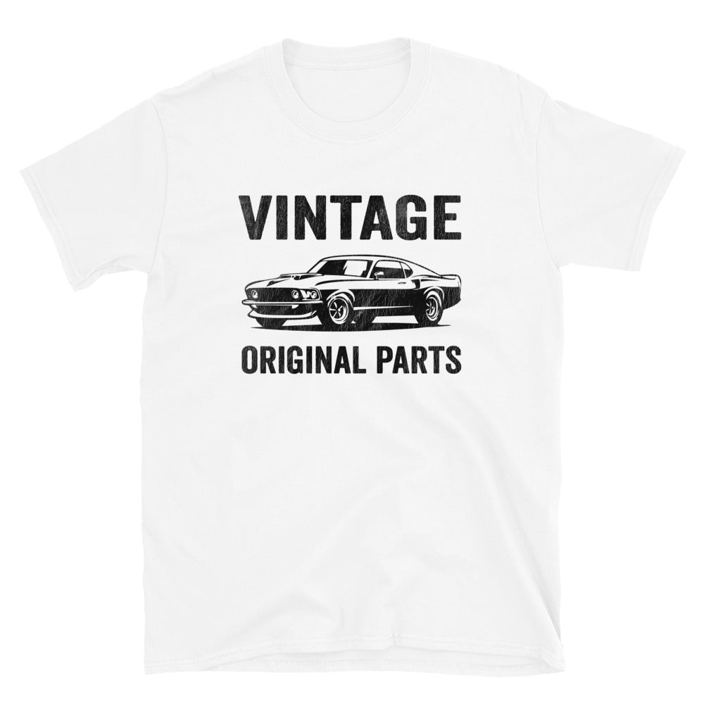 Vintage Original Parts Classic Car Unisex T-Shirt - Captain Woody's Shirts & Beach Club