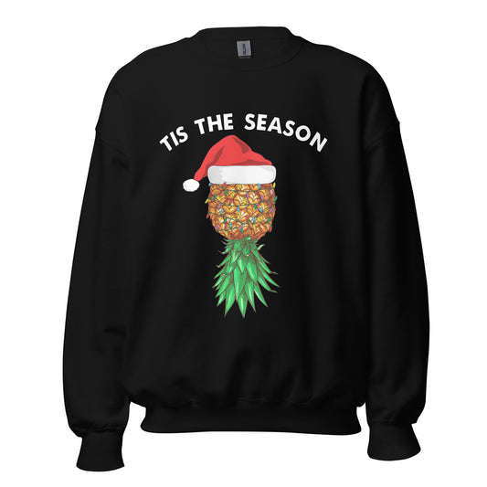 Tis the Season, Upside Down Pineapple Swingers Sweatshirt
