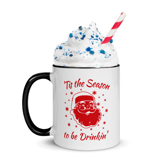 Tis the Season to be Drinkin' Santa Mug