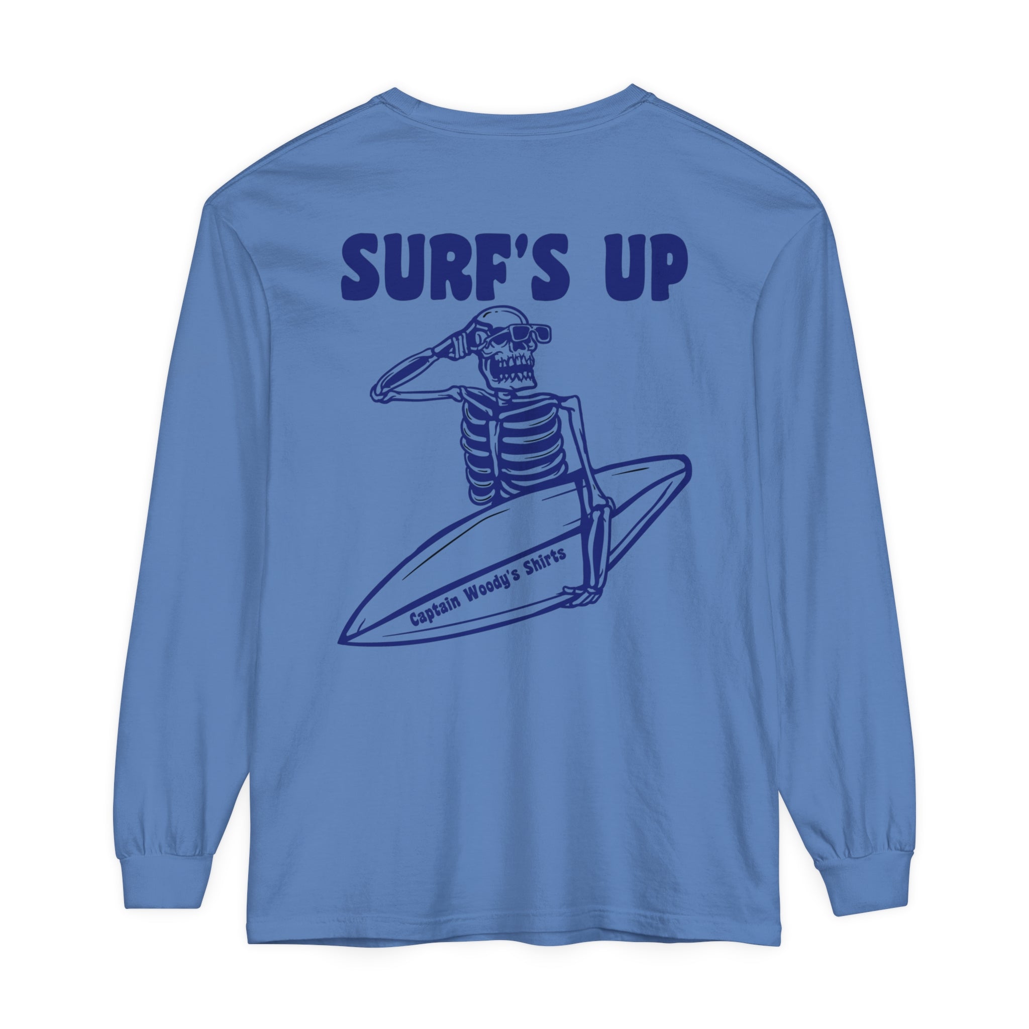 SURF'S UP Comfort Colors Unisex Long Sleeve T-Shirt - Captain Woody's Shirts & Beach Club