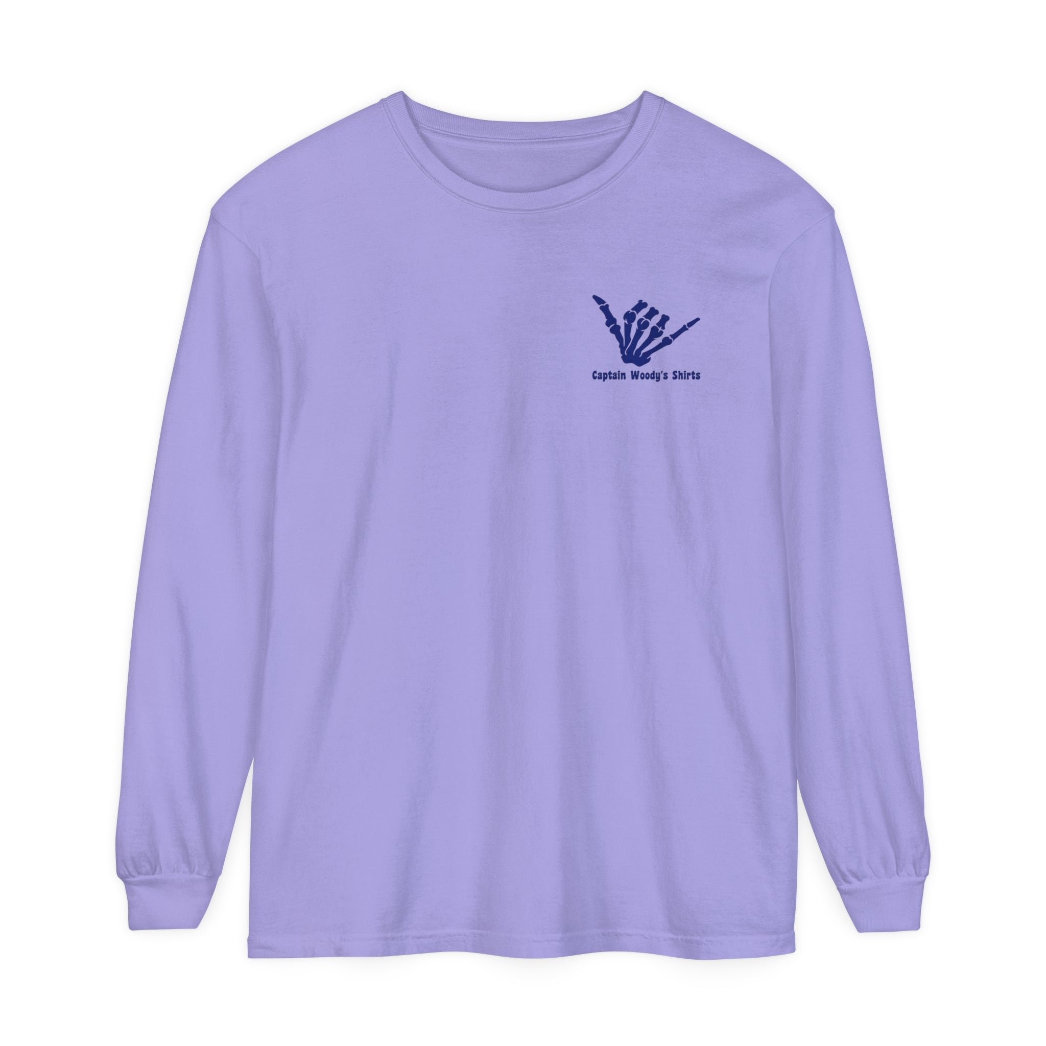 Get Wet Unisex Long Sleeve Comfort Colors T-Shirt - Captain Woody's Shirts & Beach Club