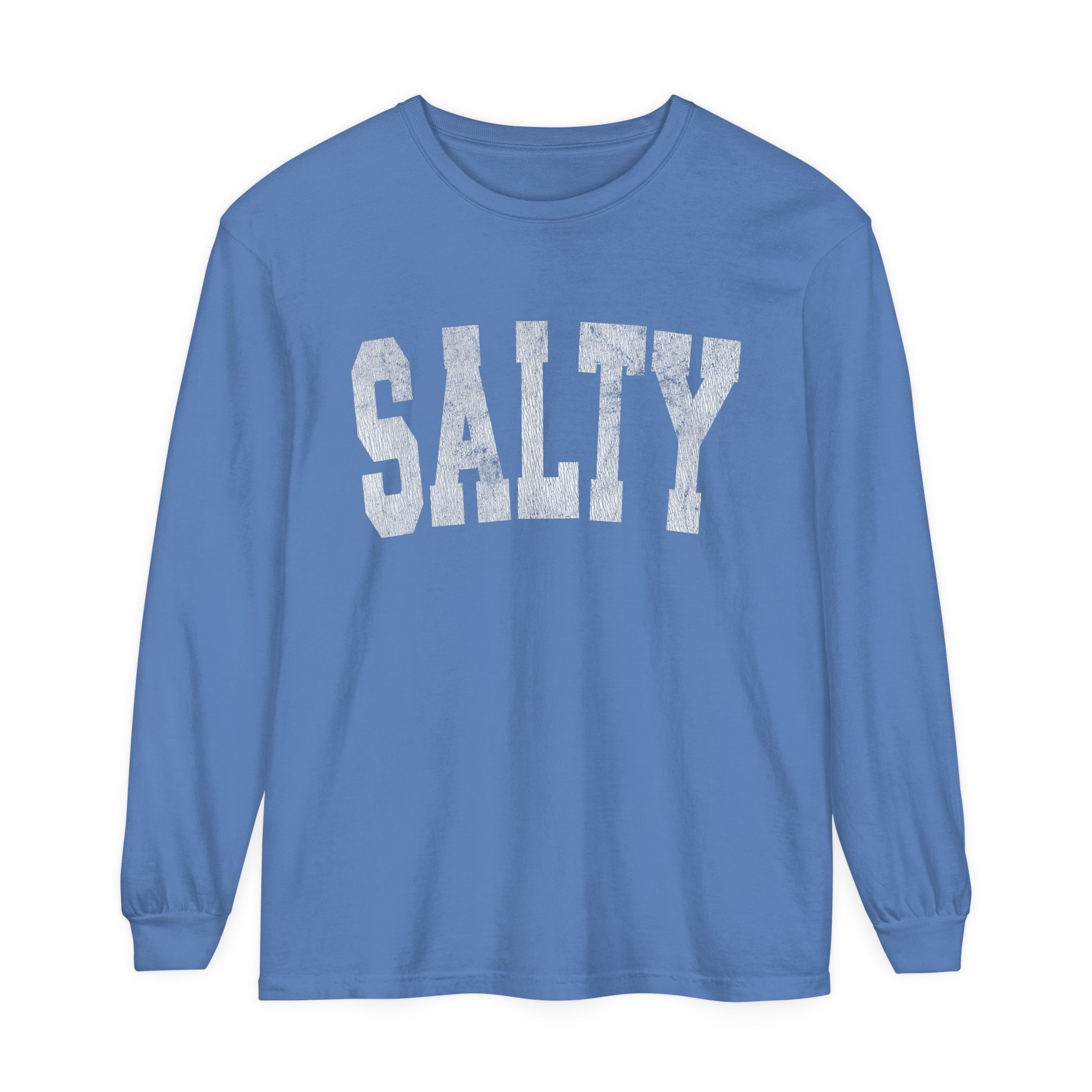 SALTY Super comfortable premium unisex long sleeve Tee, by Comfort Colors - Captain Woody's Shirts & Beach Club