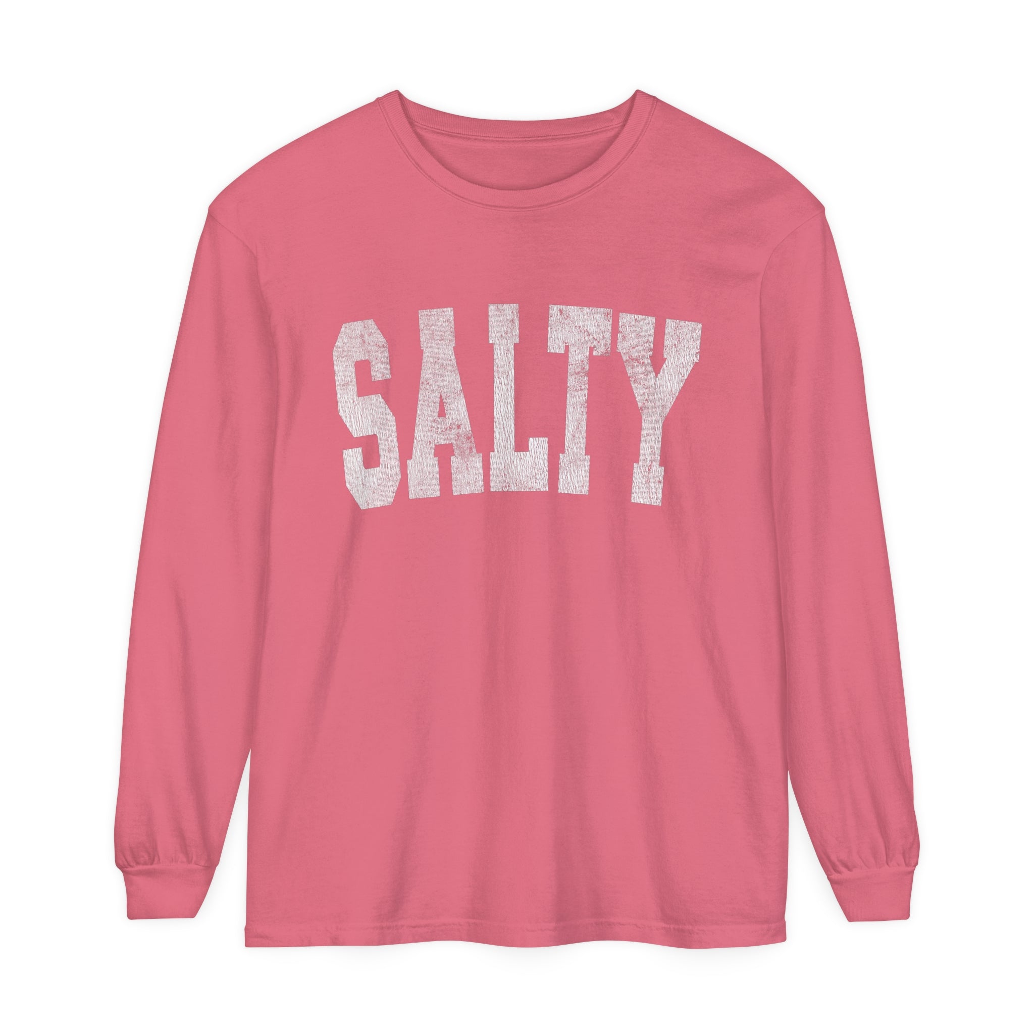 SALTY Super comfortable premium unisex long sleeve Tee, by Comfort Colors - Captain Woody's Shirts & Beach Club