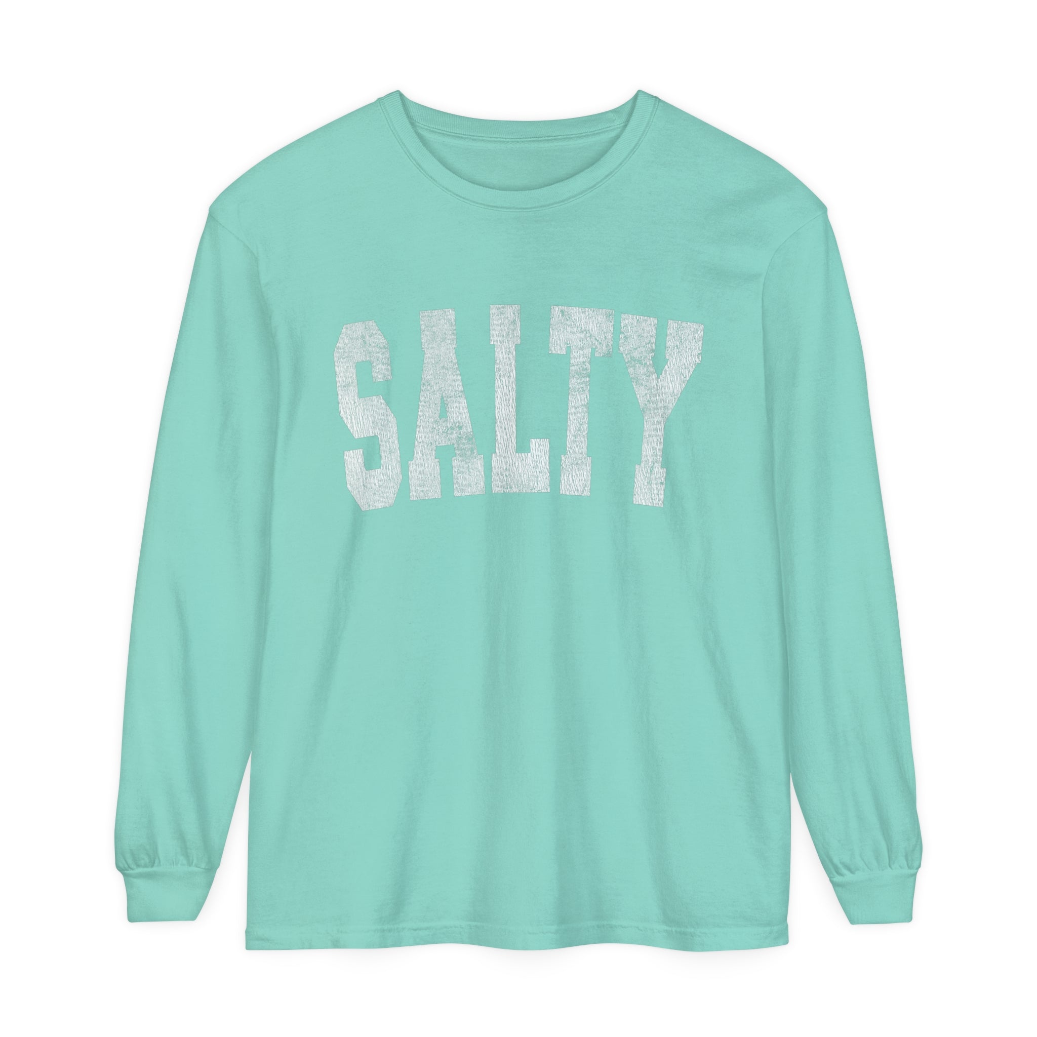 SALTY Super comfortable premium unisex long sleeve Tee, by Comfort Colors - Captain Woody's Shirts & Beach Club