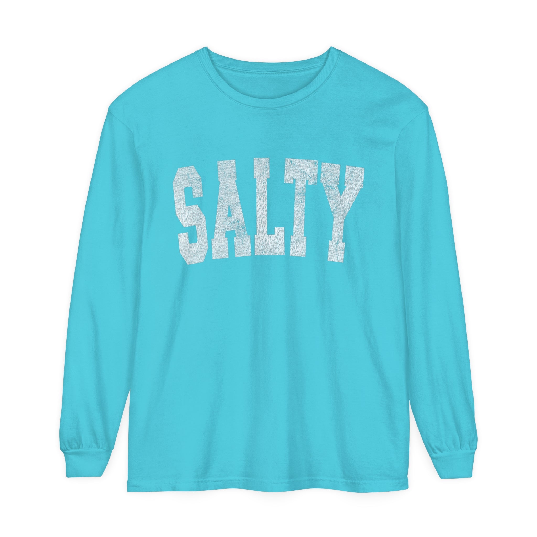 SALTY Super comfortable premium unisex long sleeve Tee, by Comfort Colors - Captain Woody's Shirts & Beach Club