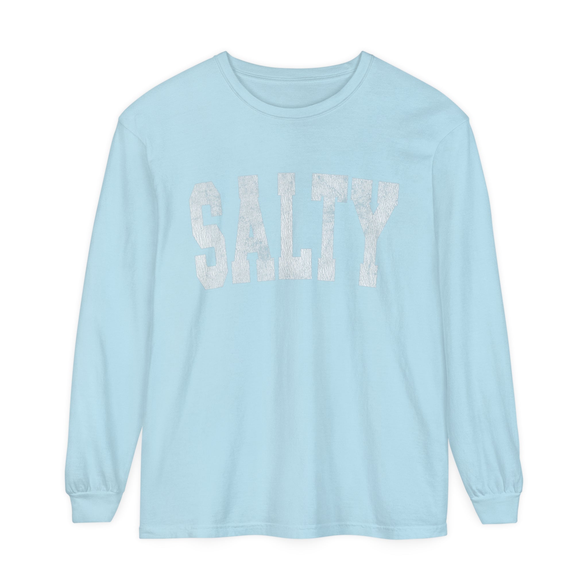 SALTY Super comfortable premium unisex long sleeve Tee, by Comfort Colors - Captain Woody's Shirts & Beach Club