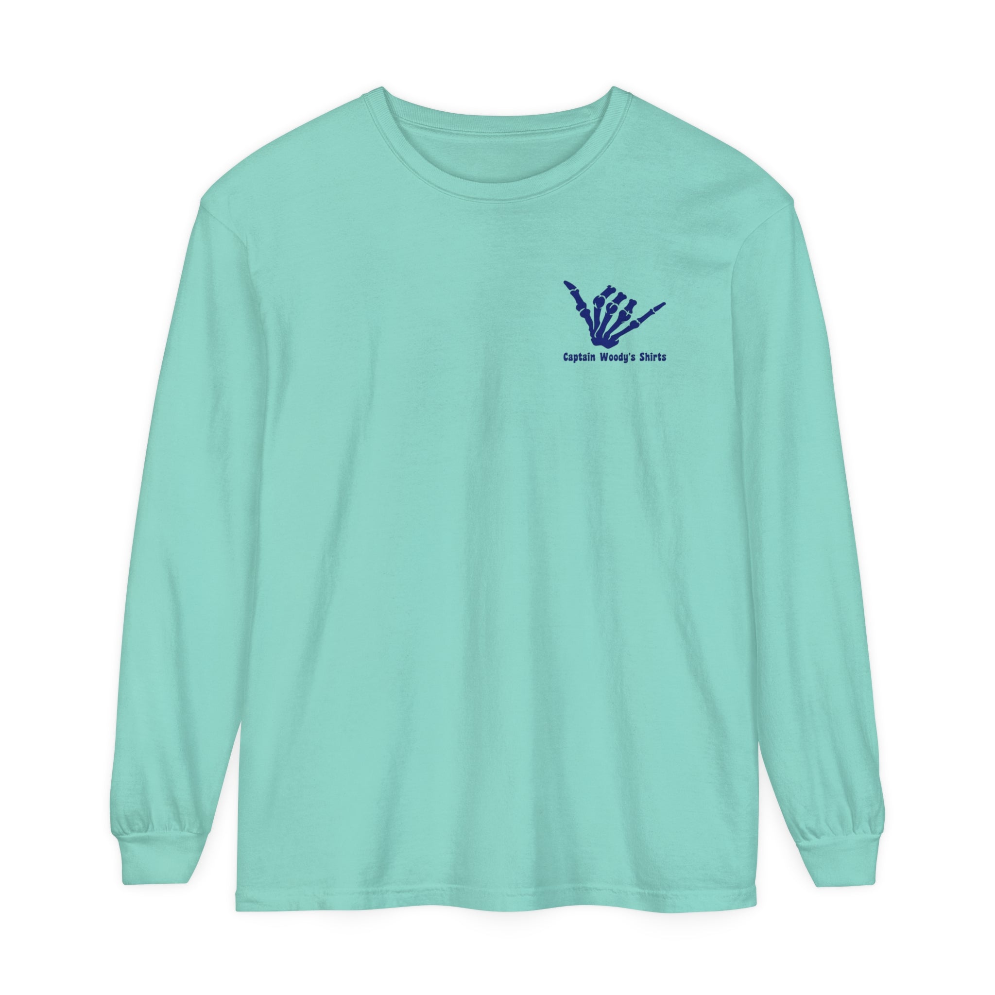 Get Wet Unisex Long Sleeve Comfort Colors T-Shirt - Captain Woody's Shirts & Beach Club