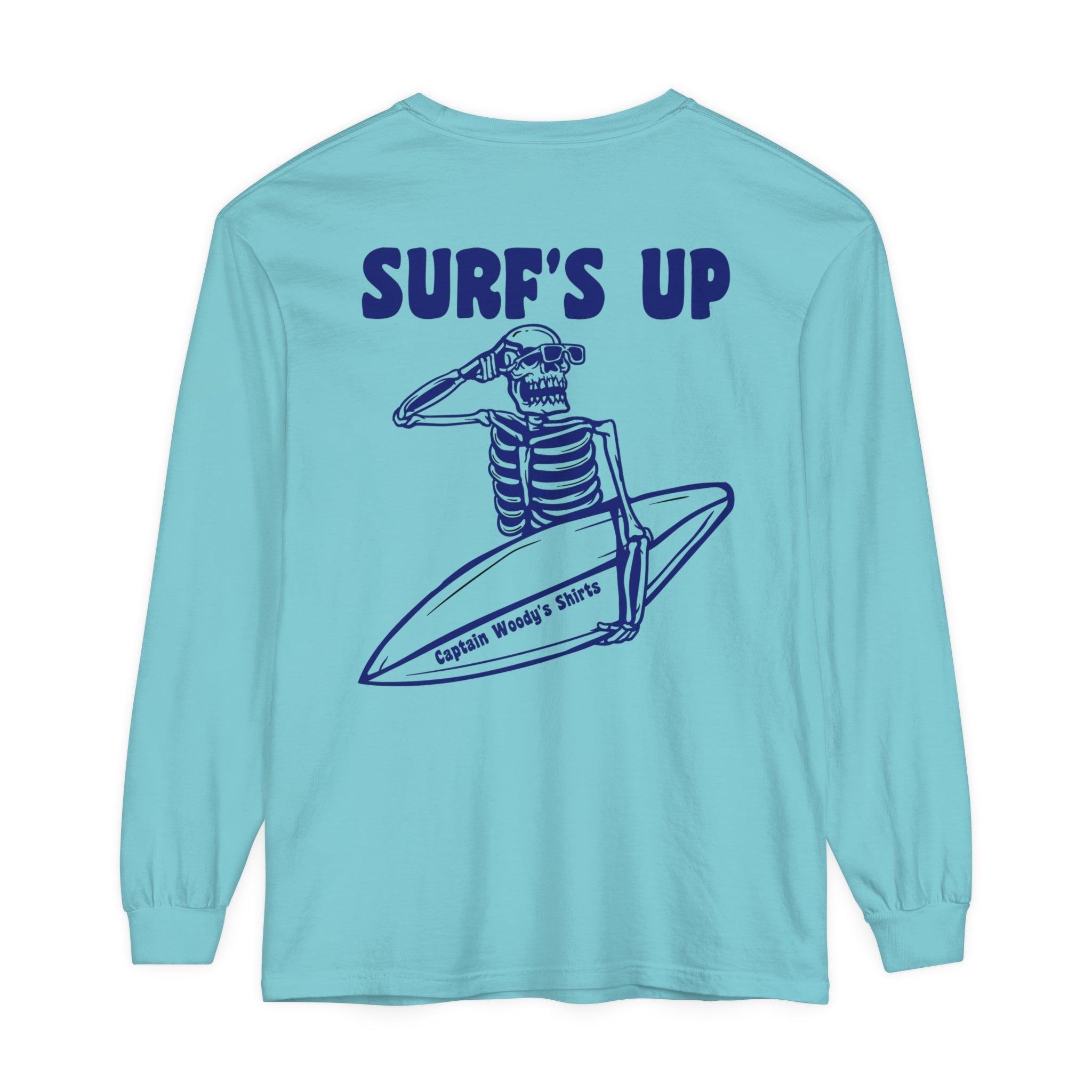 SURF'S UP Comfort Colors Unisex Long Sleeve T-Shirt - Captain Woody's Shirts & Beach Club