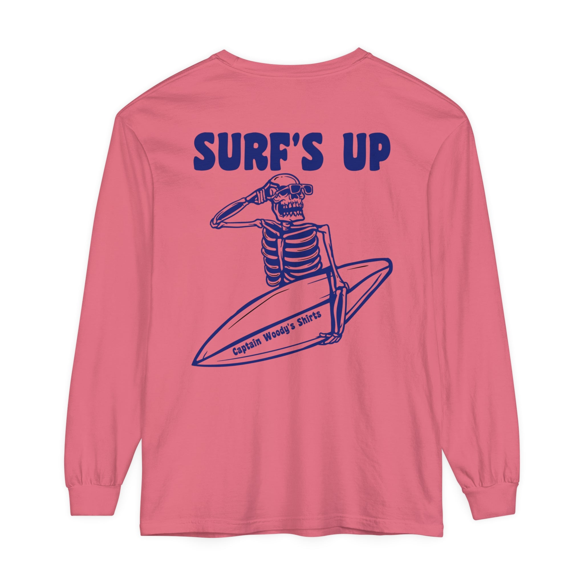 SURF'S UP Comfort Colors Unisex Long Sleeve T-Shirt - Captain Woody's Shirts & Beach Club
