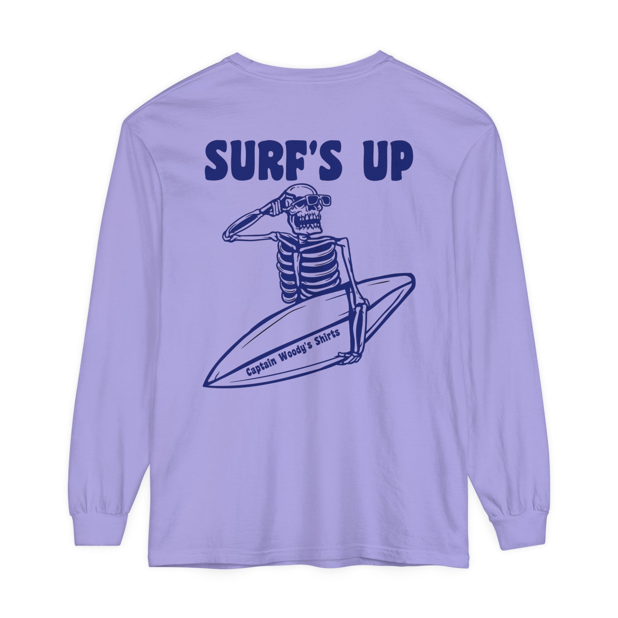 SURF'S UP Comfort Colors Unisex Long Sleeve T-Shirt - Captain Woody's Shirts & Beach Club
