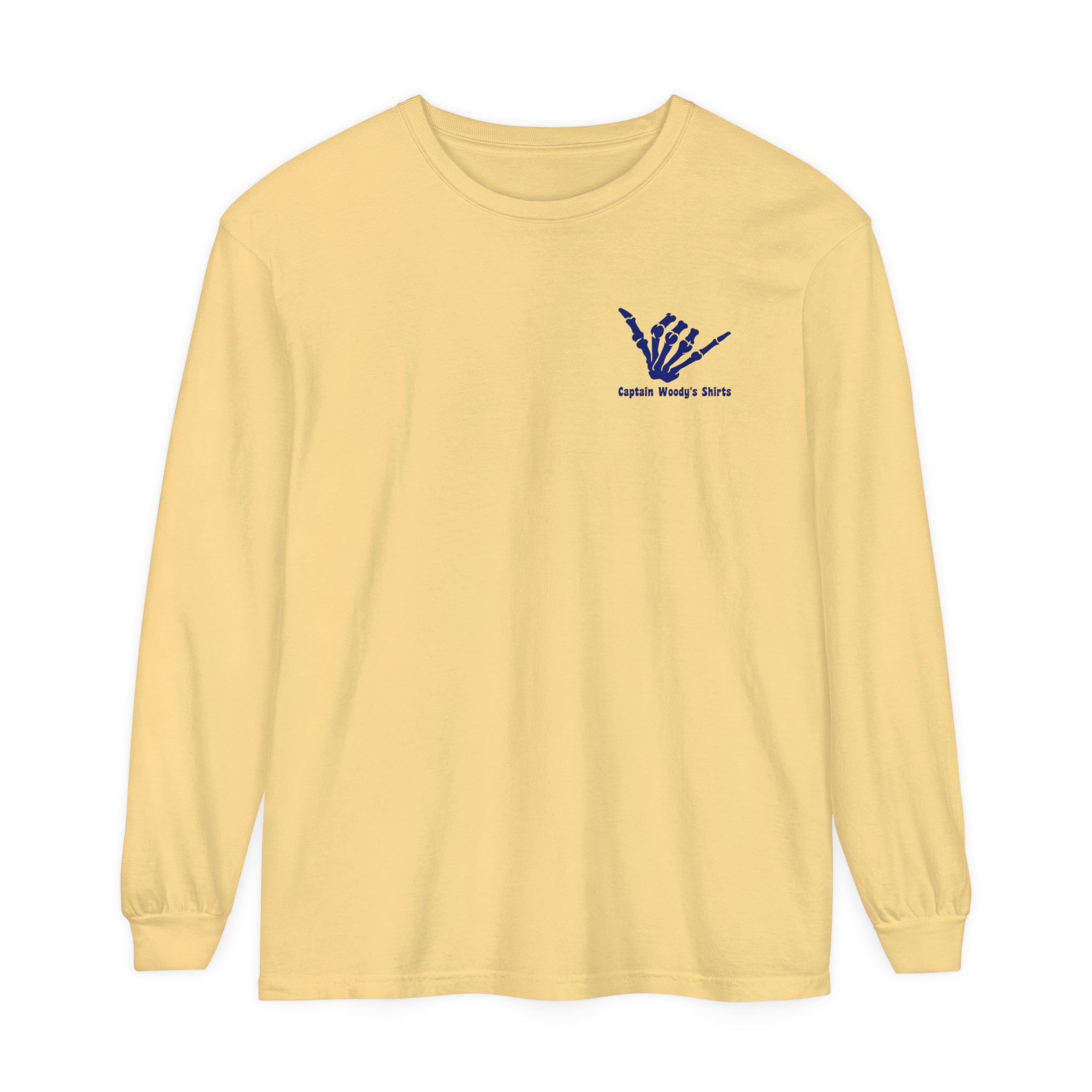 Get Wet Unisex Long Sleeve Comfort Colors T-Shirt - Captain Woody's Shirts & Beach Club