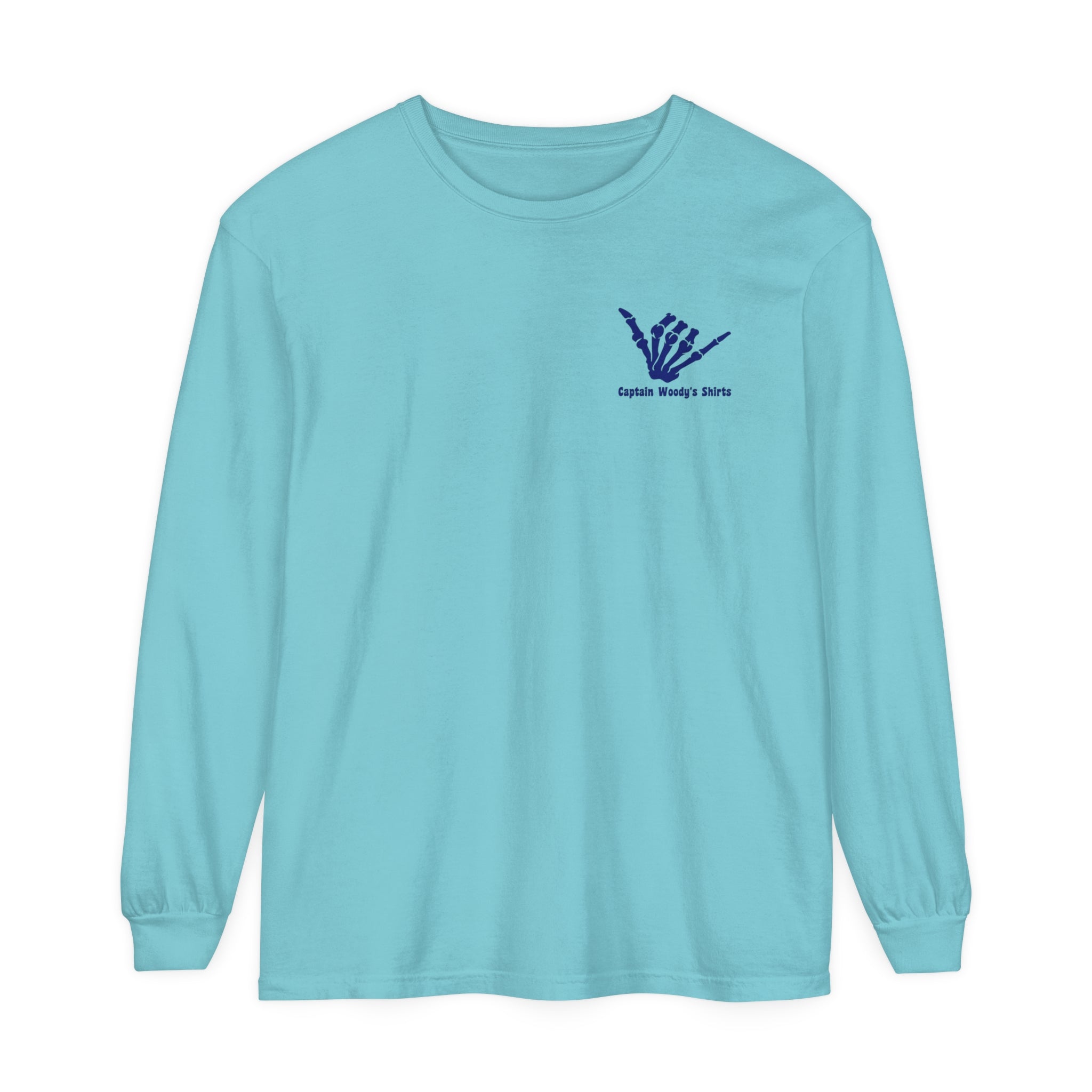 Get Wet Unisex Long Sleeve Comfort Colors T-Shirt - Captain Woody's Shirts & Beach Club