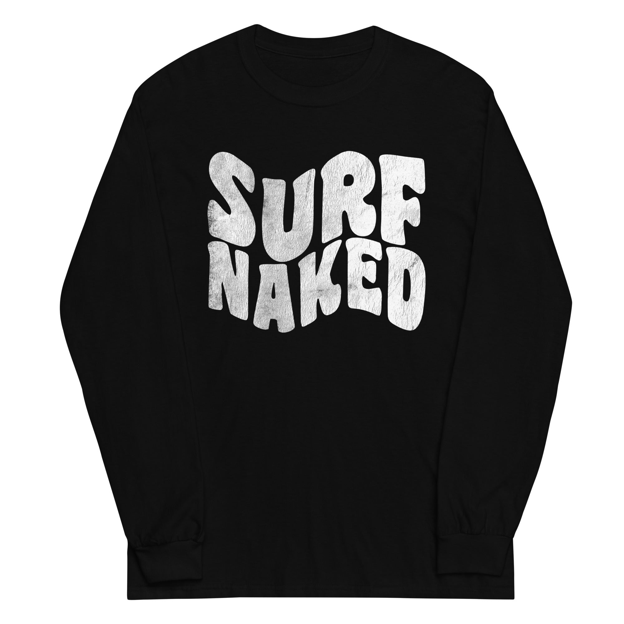 Retro Surf Naked Long Sleeve Shirt - Captain Woody's Shirts & Beach Club