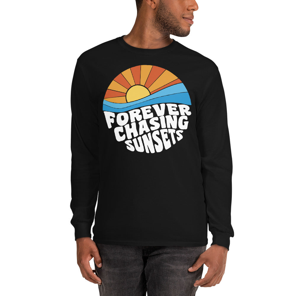 Forever Chasing Sunsets Long Sleeve Shirt - Captain Woody's Shirts & Beach Club